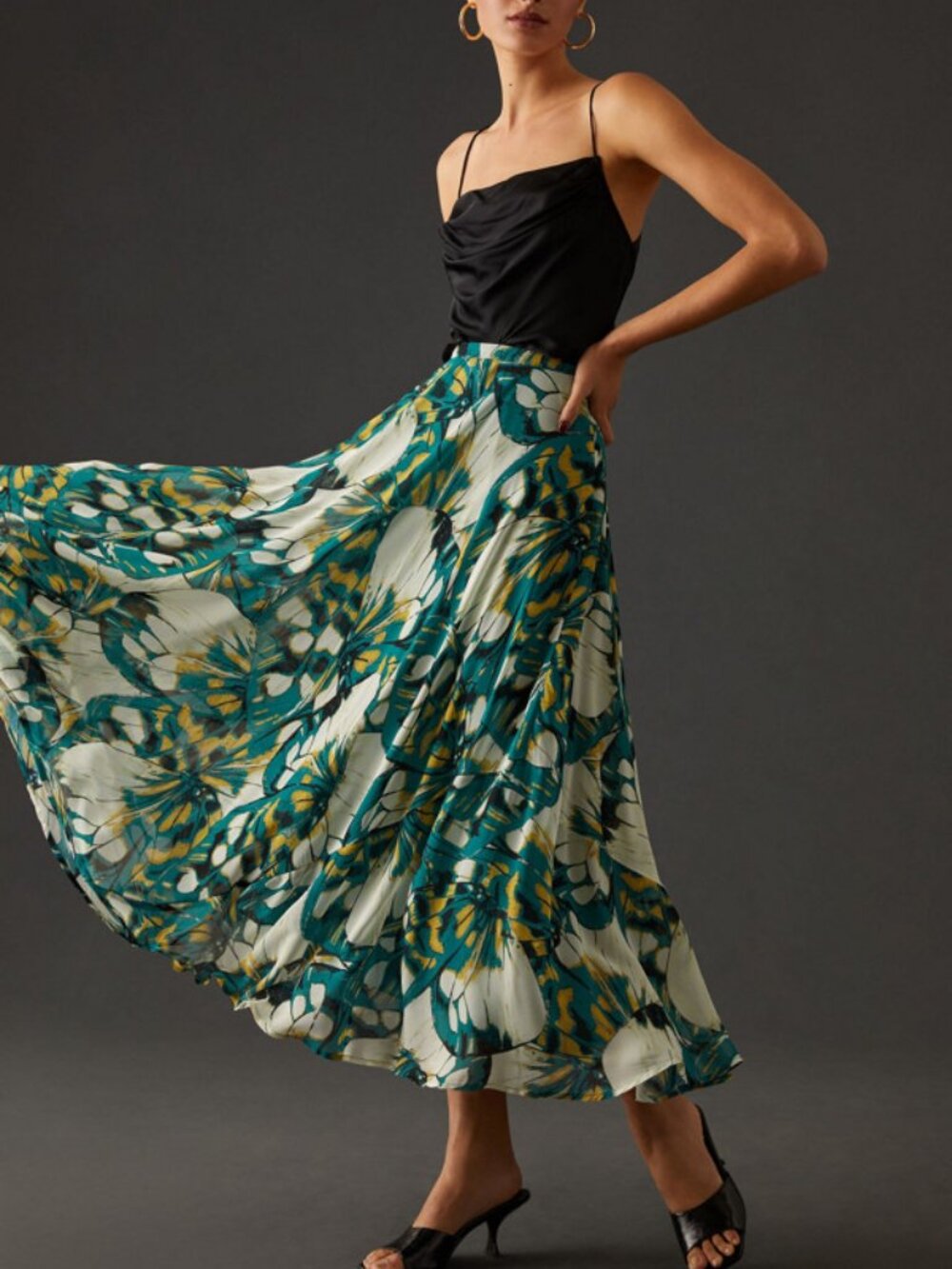 Anthropologie Circular Maxi Skirt